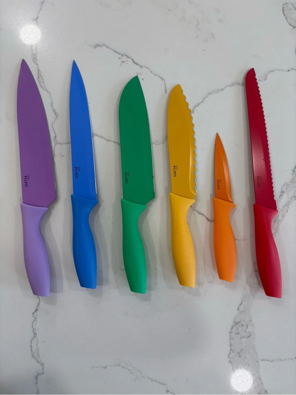 Cuisinart Colorful Nonstick Kitchen Knife Set of 6